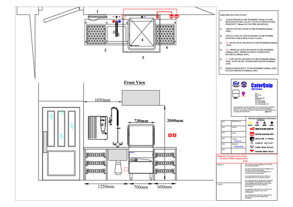 Pass Through Dishwasher CAD