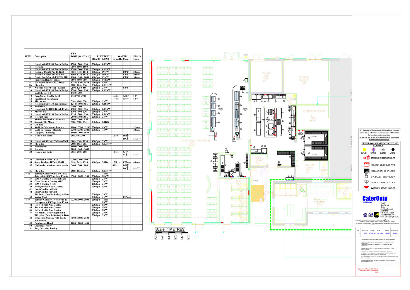 Service Cad Drawing